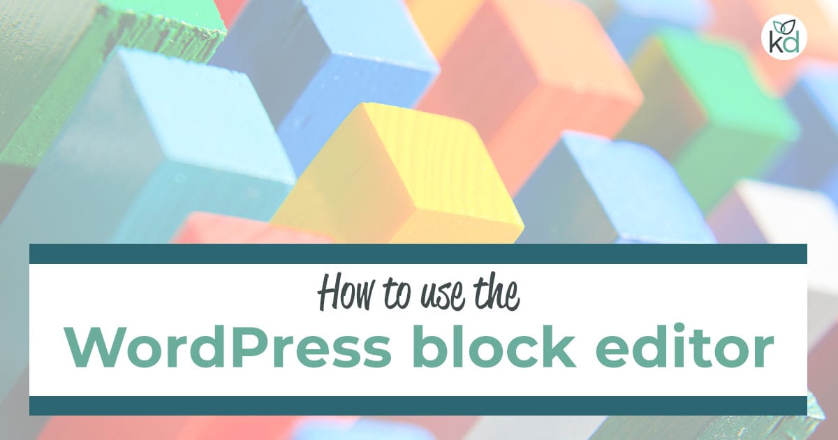 How to use the WordPress block editor